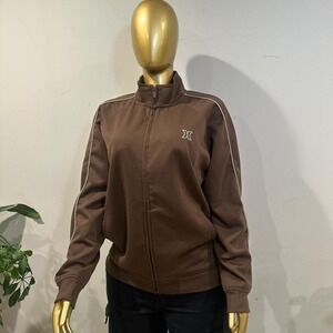 Hurley Brown zip up jacket Size M #surfwear